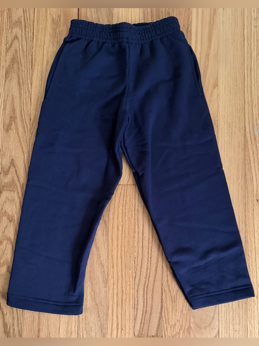 Hanes Boys Navy Elastic Waist Joggers